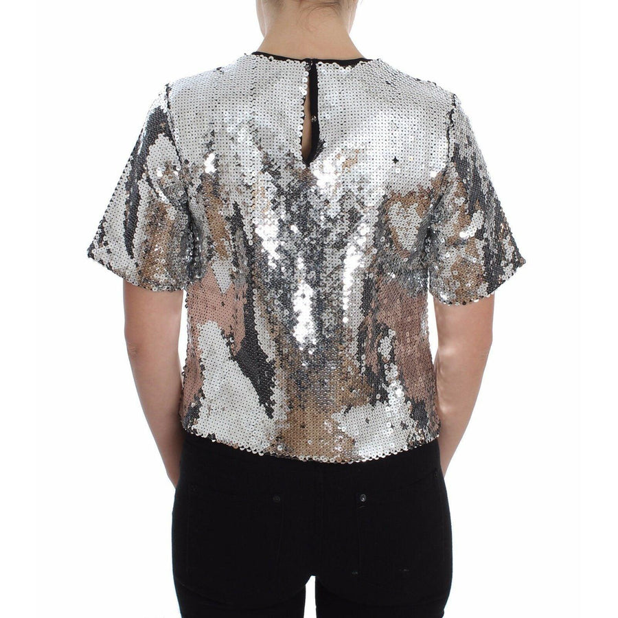 Dolce & Gabbana Sequined Elegance Blouse