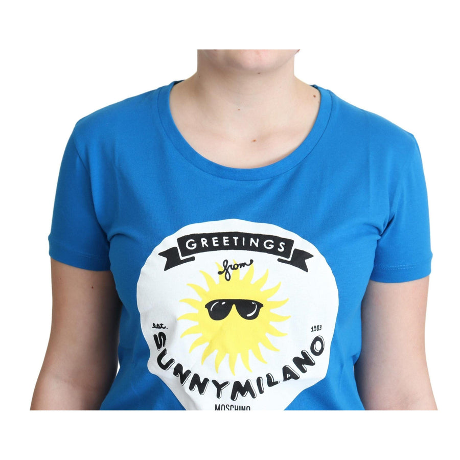 Moschino Sunny Milano Chic Round Neck Tee