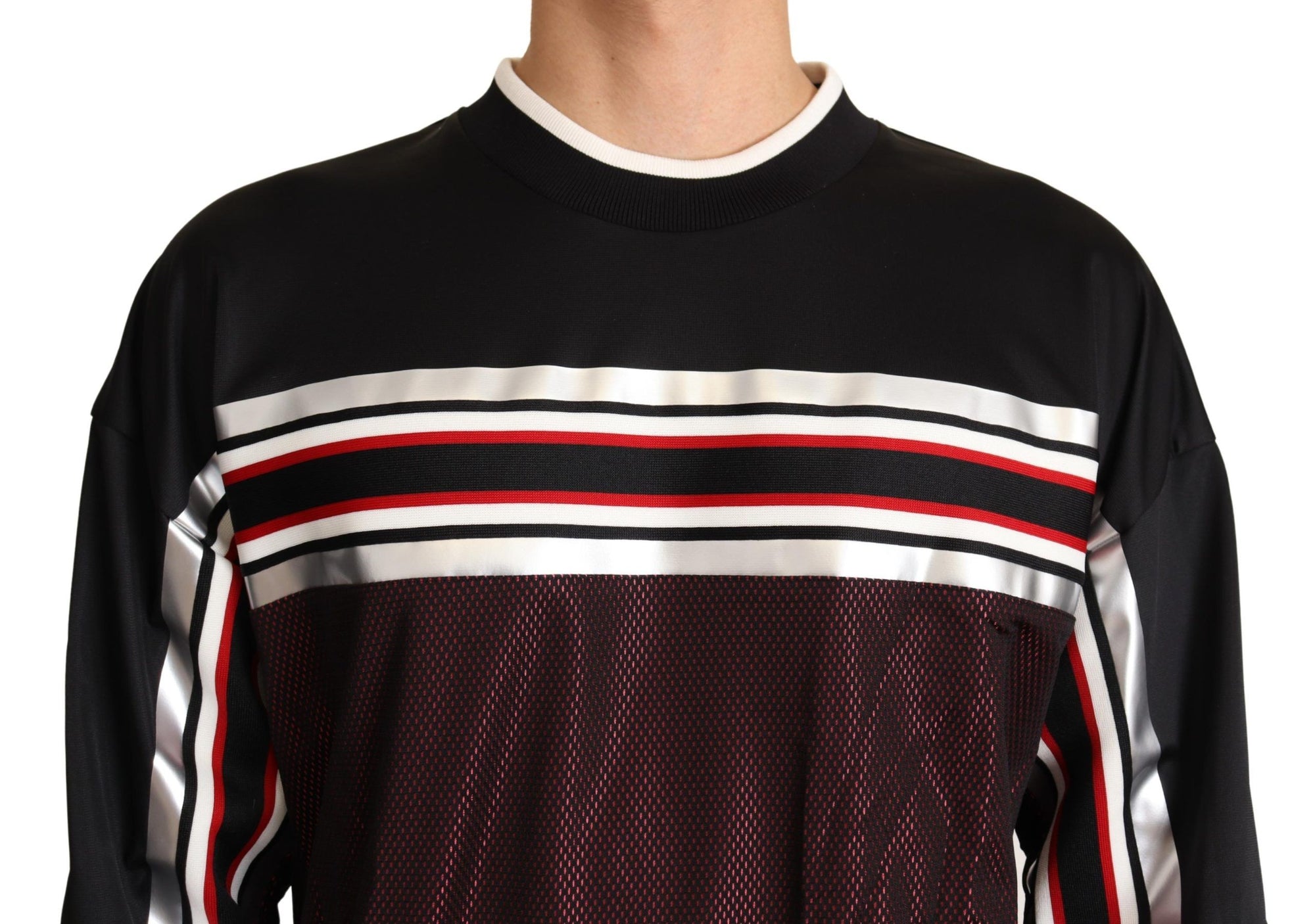 Dolce &amp; Gabbana Elegant Crewneck Pullover Sweater in Black