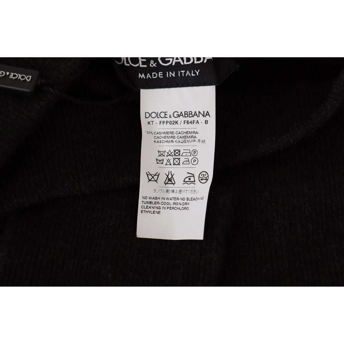 Dolce & Gabbana Elegant Cashmere Gray Tights | Winter Luxury
