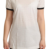 Dolce & Gabbana Polka Dot Crewneck Cotton Tee