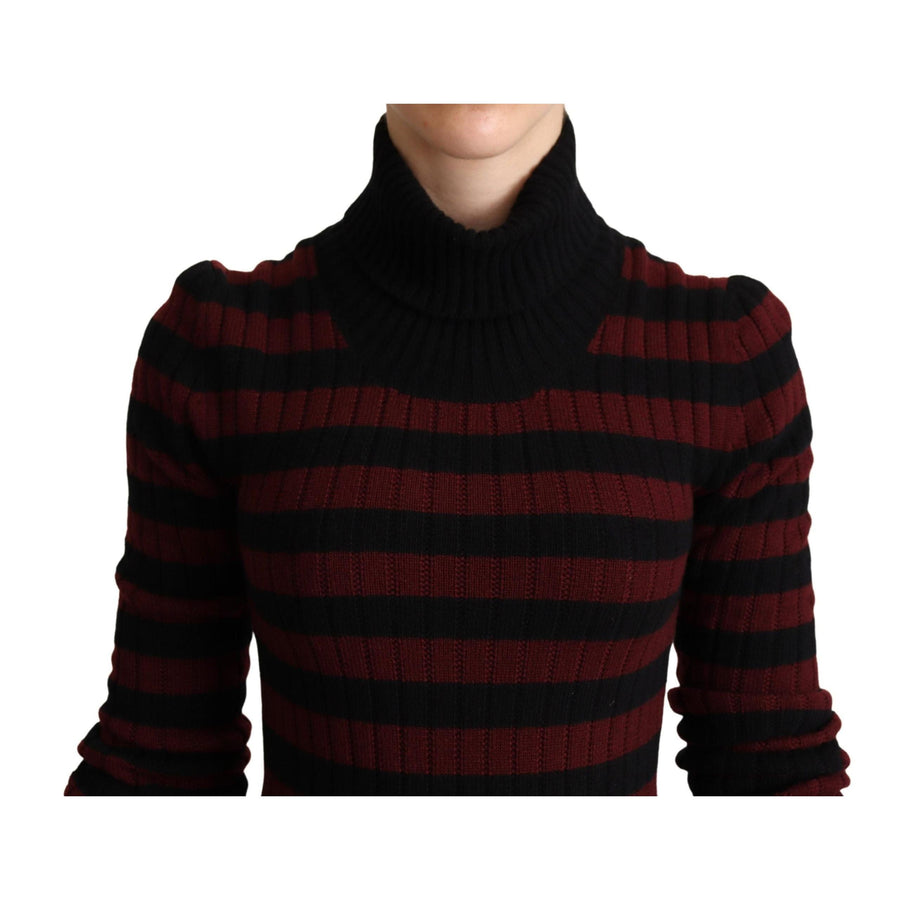 Dolce & Gabbana Chic Striped Wool-Cashmere Sweater