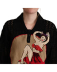 Dolce & Gabbana Embroidered Short Sleeve Luxury Sweater