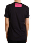 Dolce & Gabbana Elegant Black Cotton Logo Tee