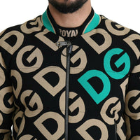 Dolce & Gabbana Iconic Printed Bomber Jacket – Exquisite Design