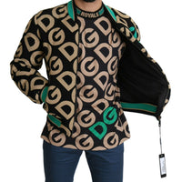 Dolce & Gabbana Iconic Printed Bomber Jacket – Exquisite Design