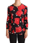 Dolce & Gabbana Elegant Sicily Bag Print Blouse