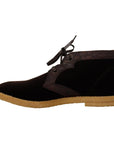 Dolce & Gabbana Exotic Caiman Leather Ankle Boots in Brown