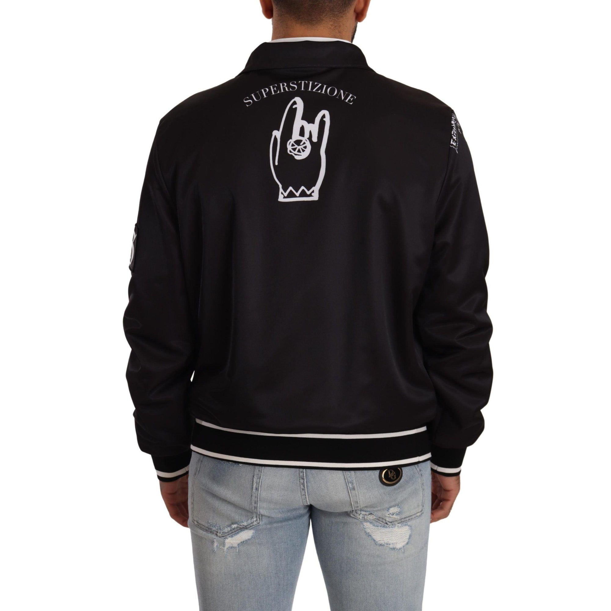 Dolce &amp; Gabbana Stunning Superstizione Zip Sweater