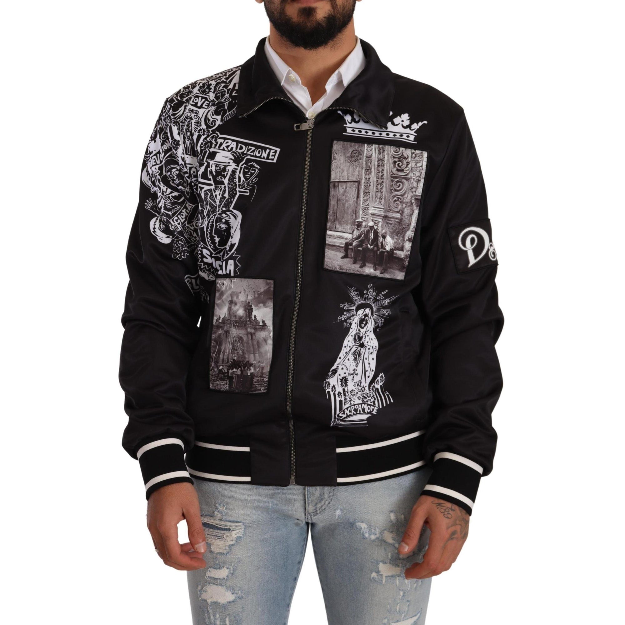 Dolce &amp; Gabbana Stunning Superstizione Zip Sweater