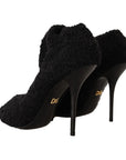 Dolce & Gabbana Chic Black Stretch Sock Boots