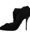 Dolce & Gabbana Chic Black Stretch Sock Boots