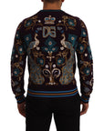 Dolce & Gabbana Elegant Bordeaux Cashmere Crewneck Sweater