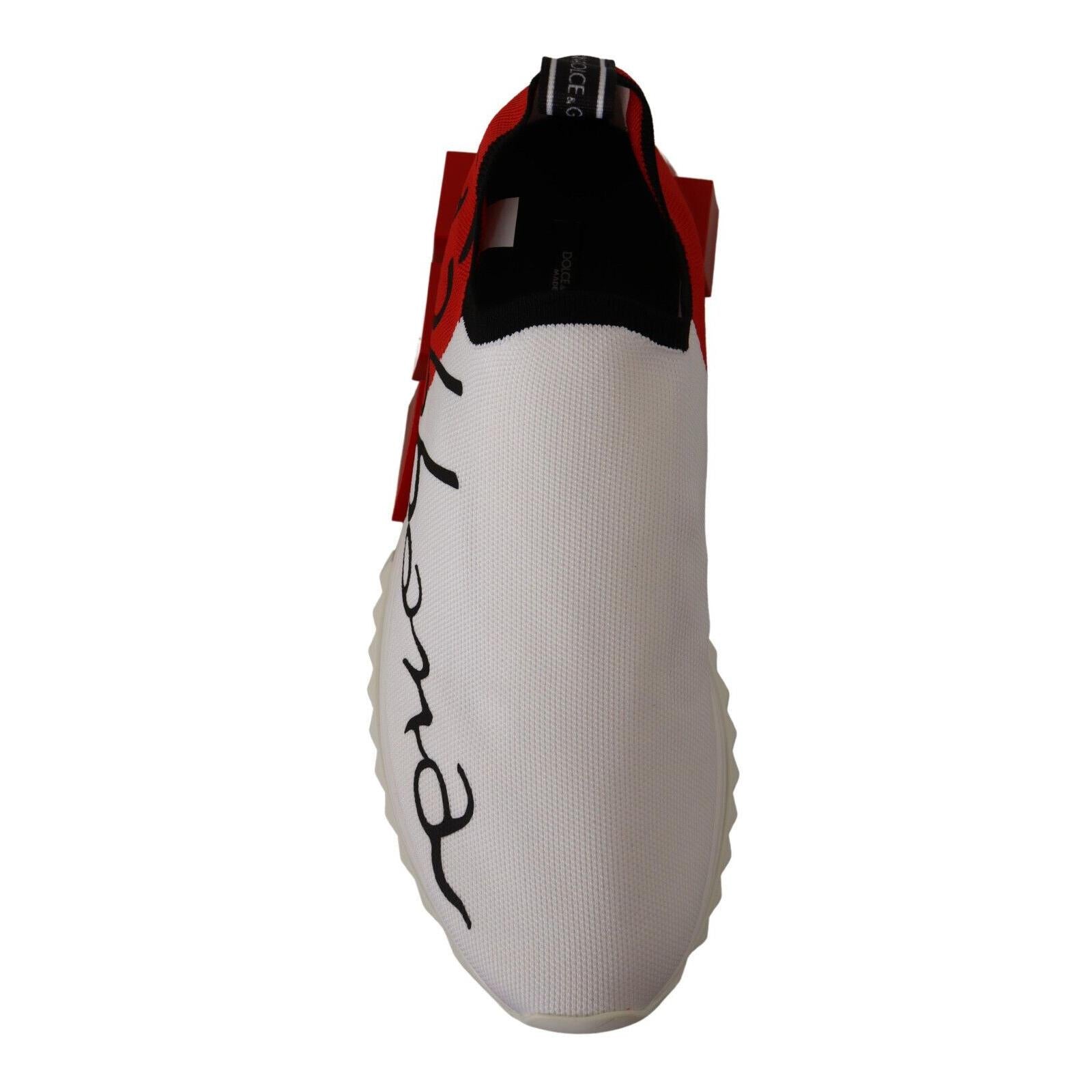 Dolce &amp; Gabbana Elegant Sorrento Sneakers in White