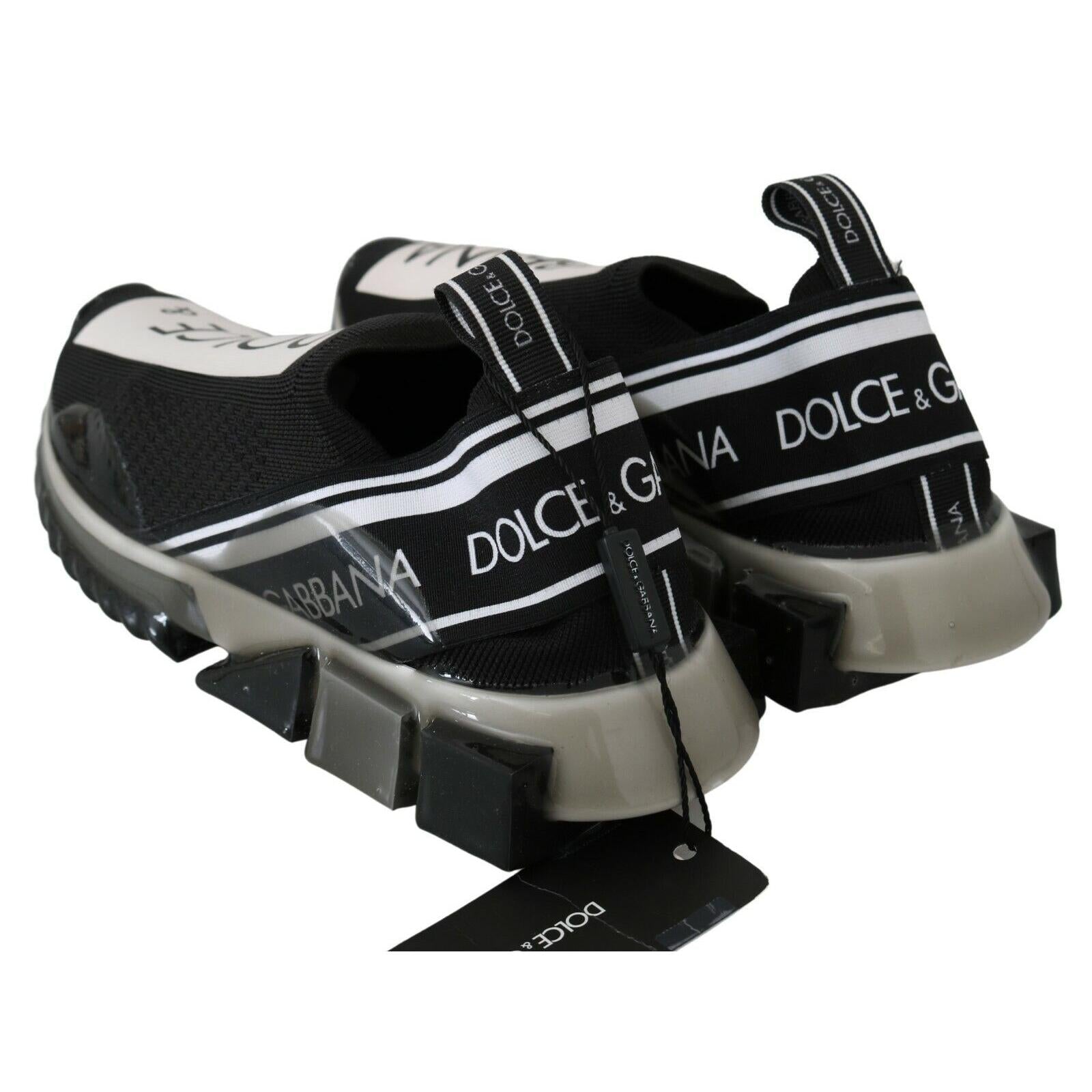 Dolce &amp; Gabbana Dapper Black Casual Sport Sneakers