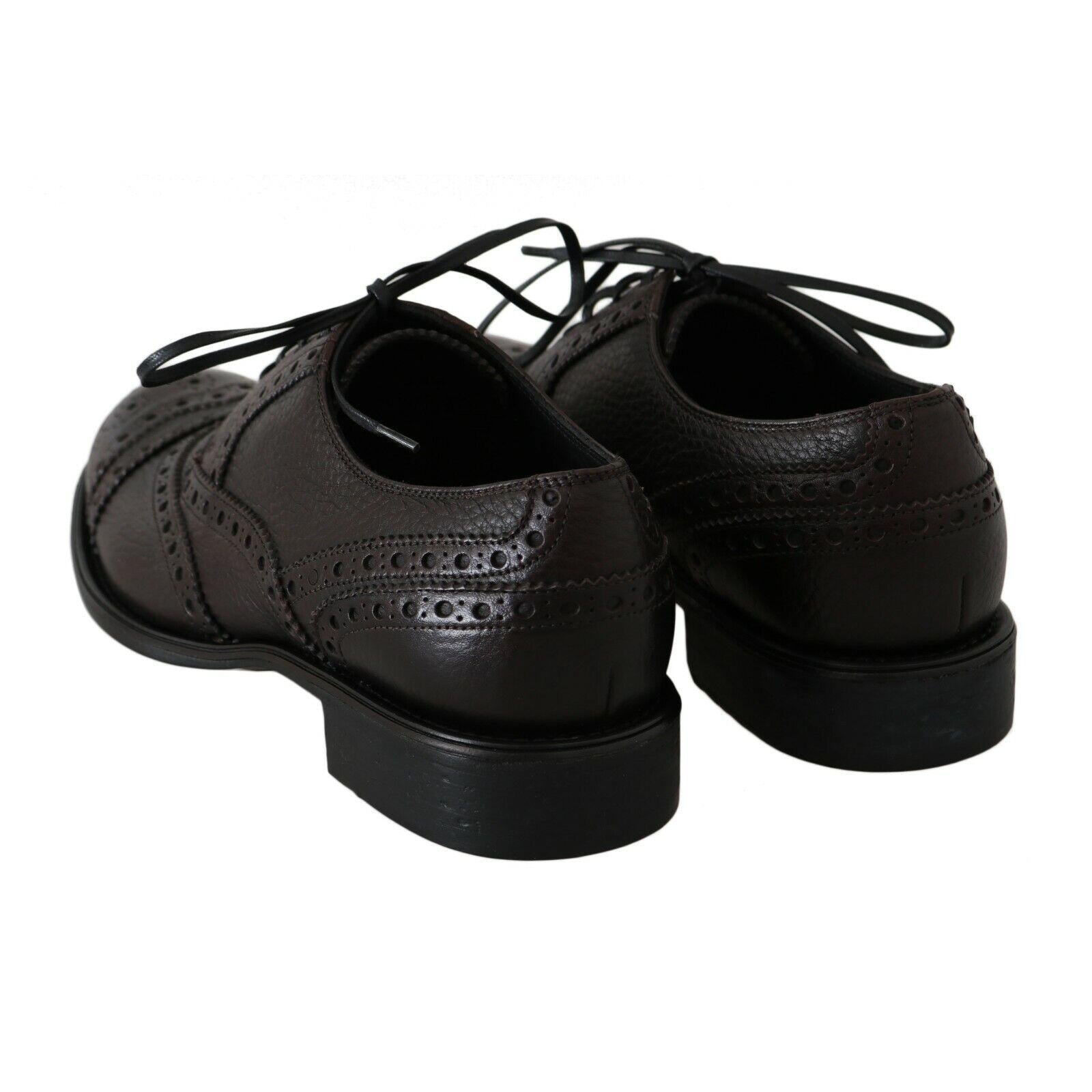 Dolce &amp; Gabbana Elegant Wingtip Derby Dress Shoes