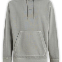 Hugo Boss Elegant Grey Cotton Hooded Sweatshirt