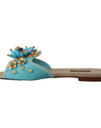 Dolce & Gabbana Exquisite Crystal-Embellished Exotic Leather Sandals
