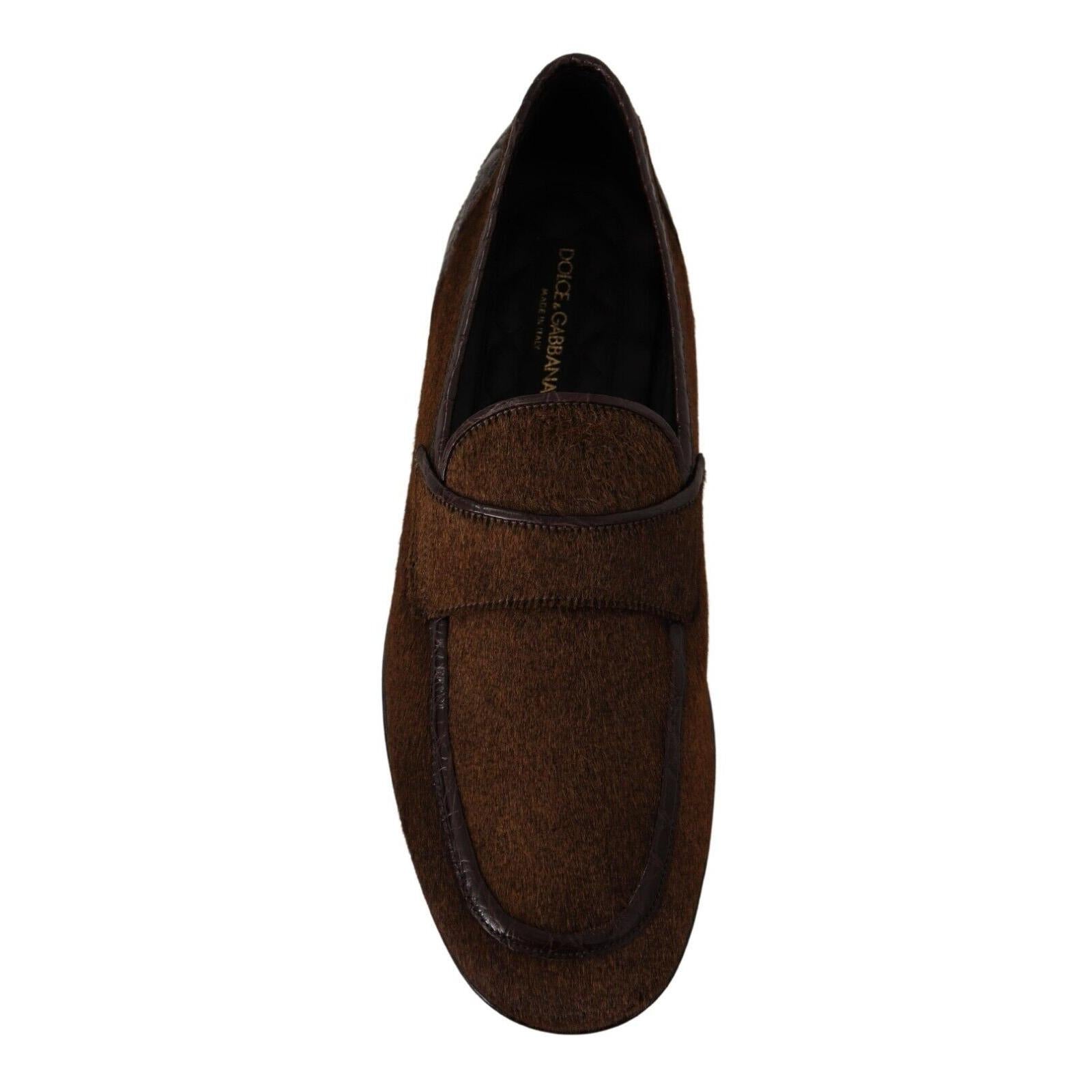 Dolce &amp; Gabbana Exquisite Exotic Leather Loafers