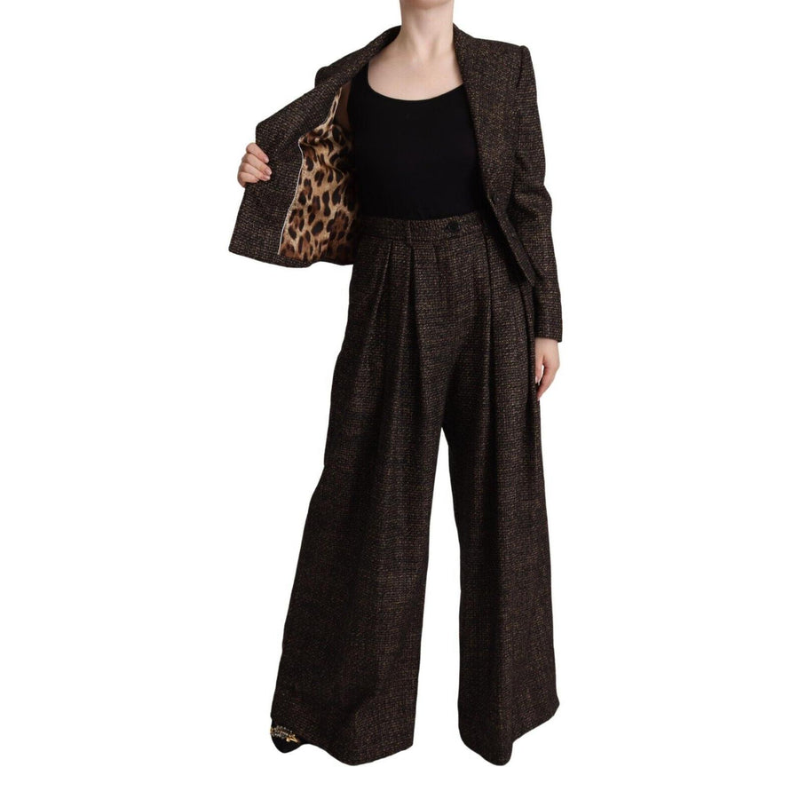 Dolce & Gabbana Chic Wool Blend Suit Set