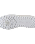 Jimmy Choo Elegant White Leather Sneakers