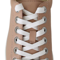 Jimmy Choo Powder Pink Nappa Leather Sneakers