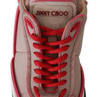 Jimmy Choo Ballet Pink Chic Padded Sneakers