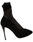 Dolce & Gabbana Elegant Stretch Sock Boot Pumps