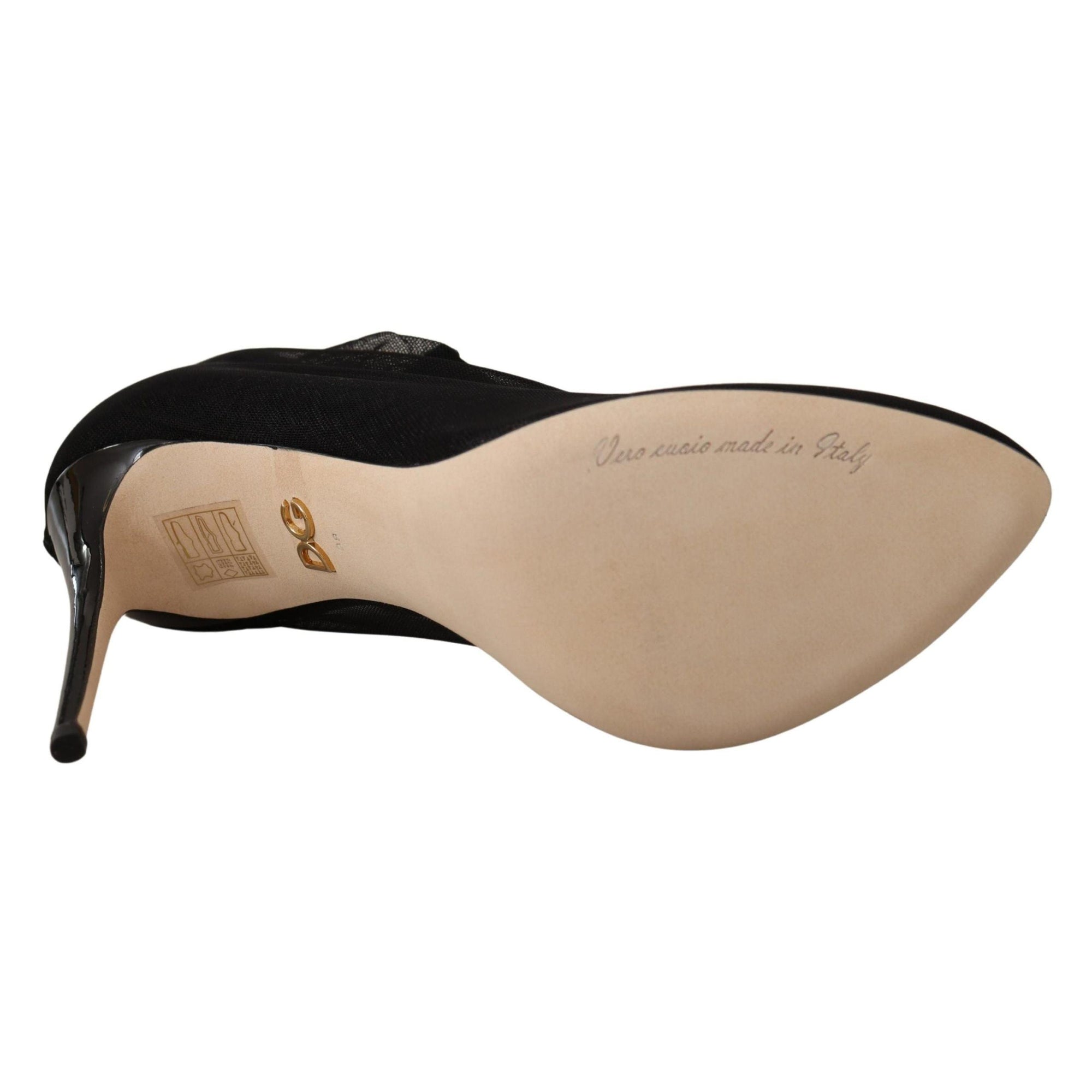 Dolce &amp; Gabbana Elegant Stretch Sock Boot Pumps