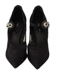 Dolce & Gabbana Elegant Black Lace Stiletto Pumps