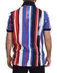 Dolce & Gabbana Elegant Striped Cotton Polo T-shirt