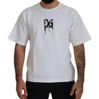 Dolce & Gabbana Timeless White Logo Crewneck Tee