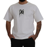 Dolce & Gabbana Timeless White Logo Crewneck Tee