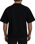 Dolce & Gabbana Elegant Black Cotton Blend Crewneck T-Shirt