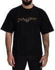 Dolce & Gabbana Elegant Black Cotton Blend Crewneck T-Shirt