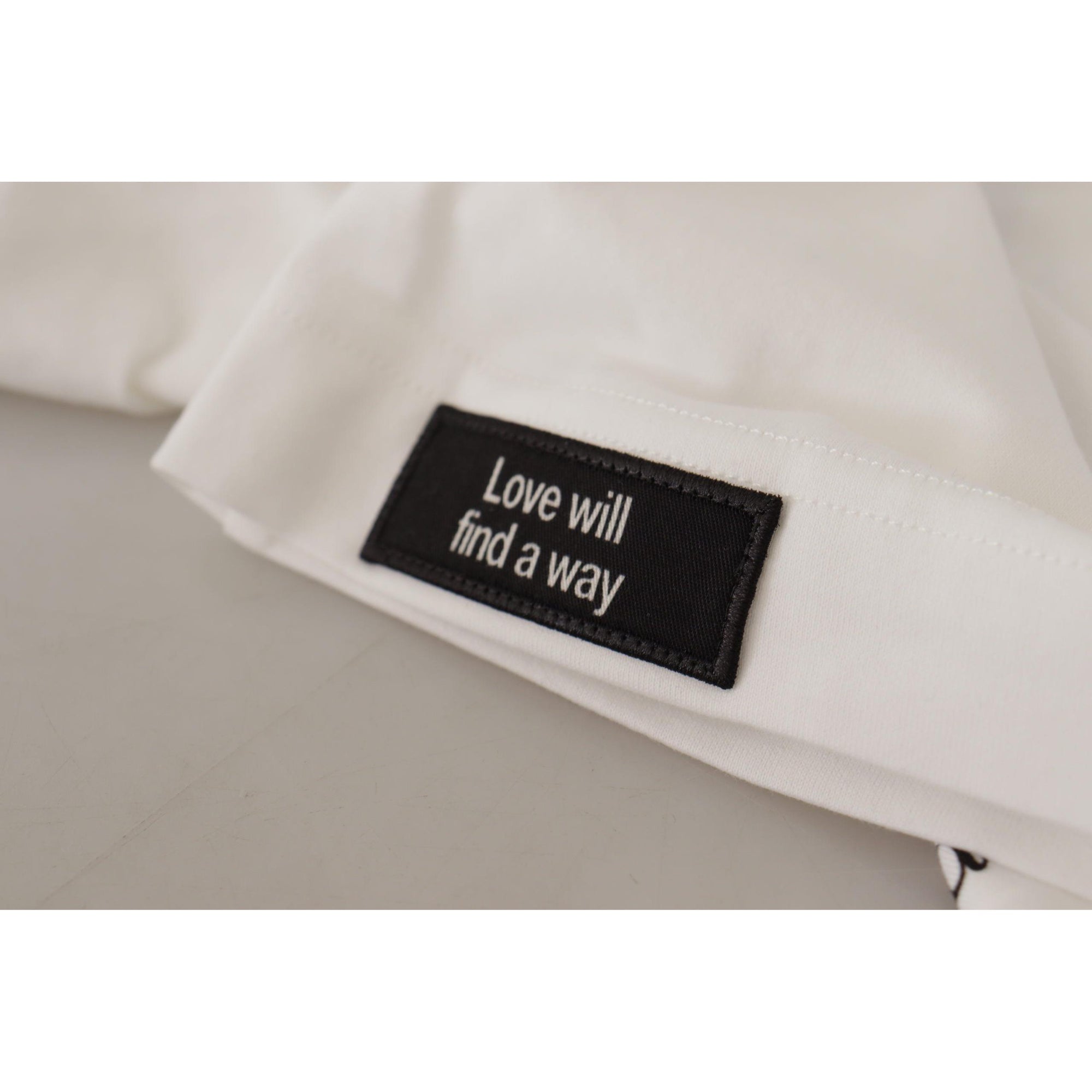 Dolce &amp; Gabbana Elegant Floral Crewneck Cotton Tee