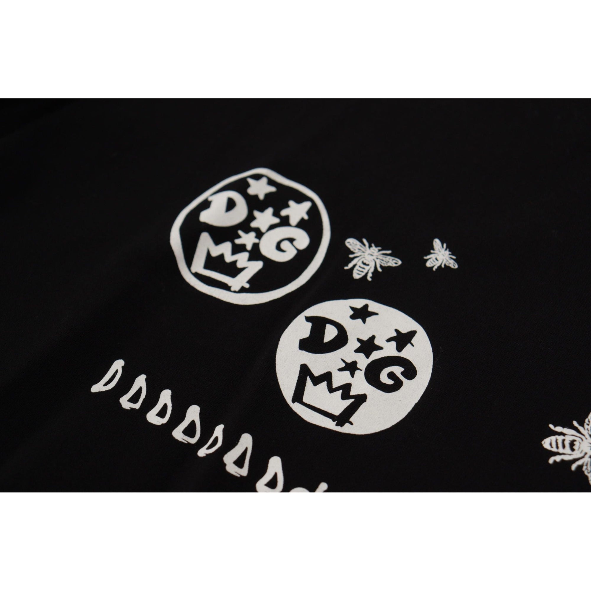 Dolce &amp; Gabbana Chic Black Logo Cotton Tee for Women