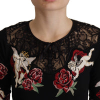 Dolce & Gabbana Embroidered Angel Cardigan Sweater