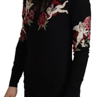 Dolce & Gabbana Embroidered Angel Cardigan Sweater