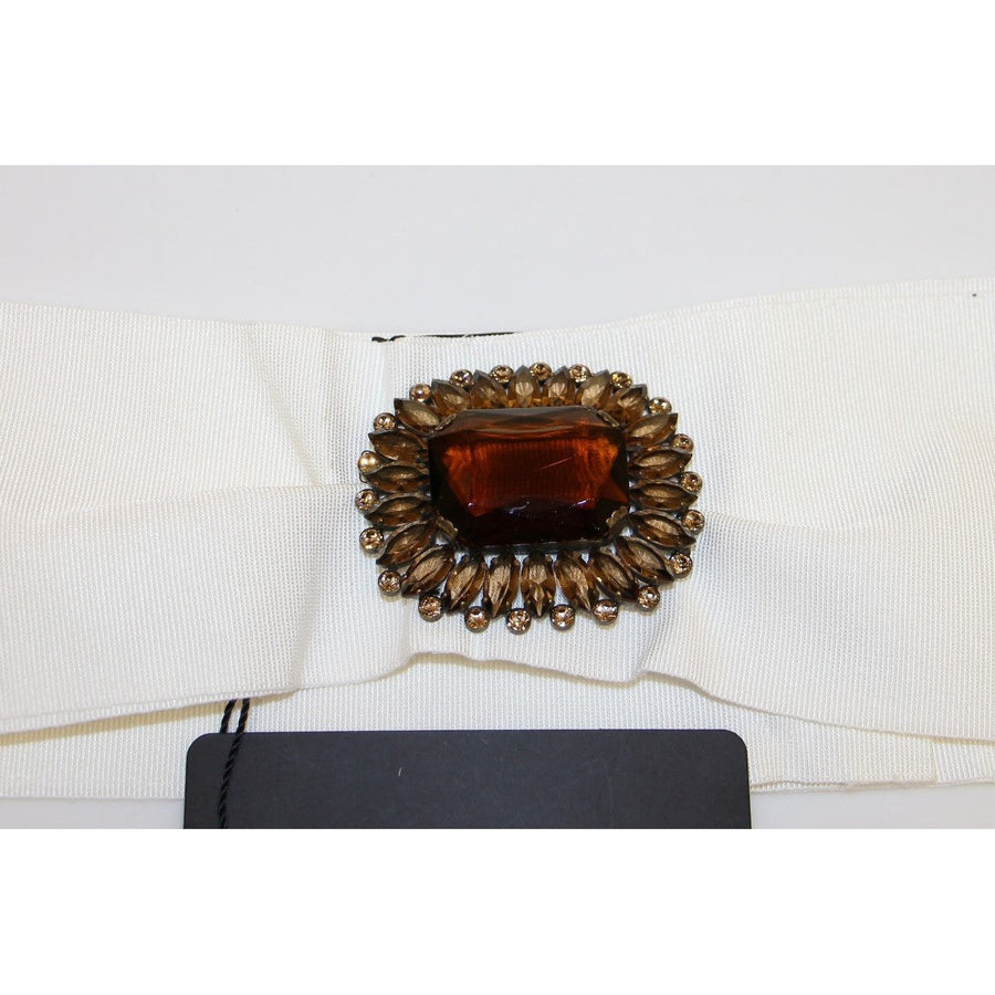 Dolce & Gabbana Embellished Snap Button Waist Belt