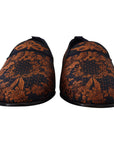 Dolce & Gabbana Elegant Floral Slip-On Loafers