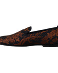 Dolce & Gabbana Elegant Floral Slip-On Loafers