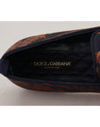 Dolce & Gabbana Elegant Floral Slip-On Loafers