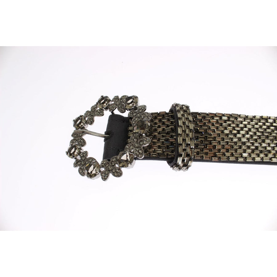 Dolce & Gabbana Embellished Sequined Wide Waist Belt