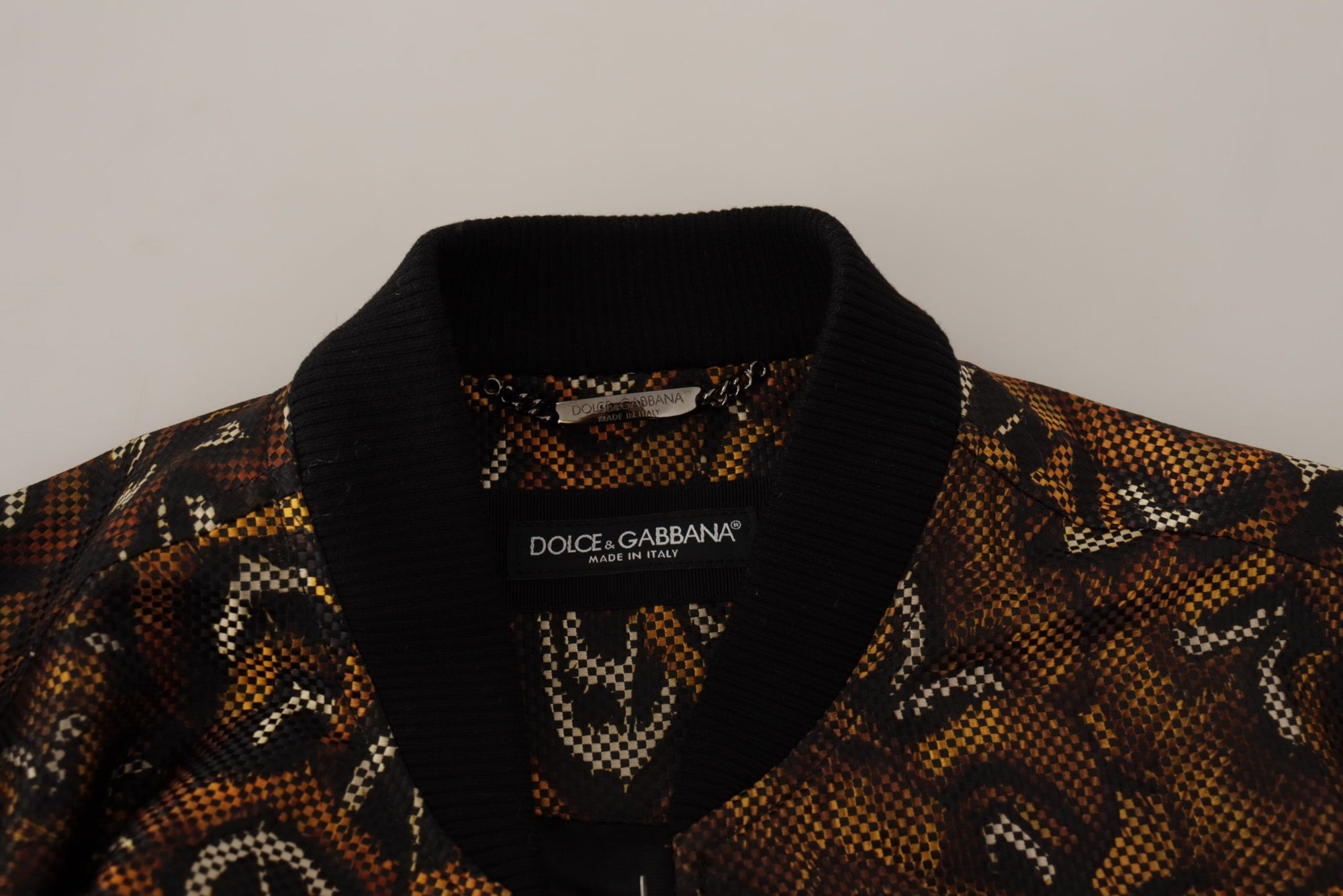 Dolce &amp; Gabbana Elegant Brown Blouson Jacket