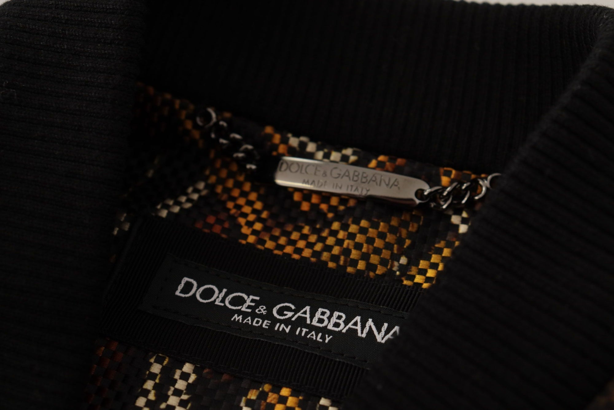 Dolce &amp; Gabbana Elegant Brown Blouson Jacket