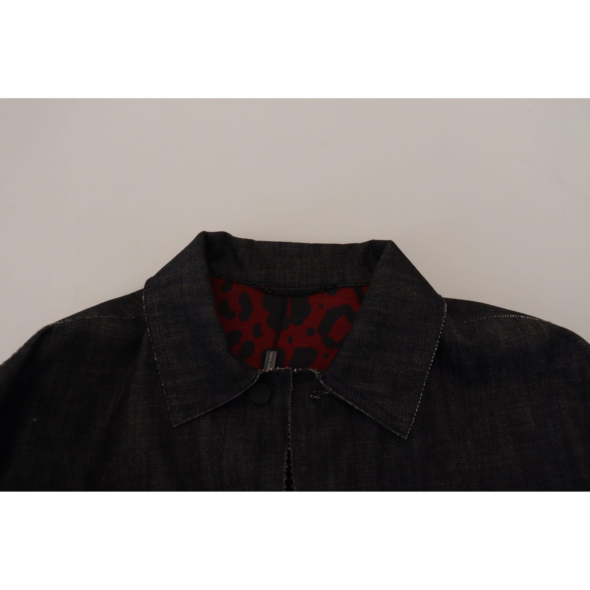 Dolce &amp; Gabbana Elegant Black Denim Jacket
