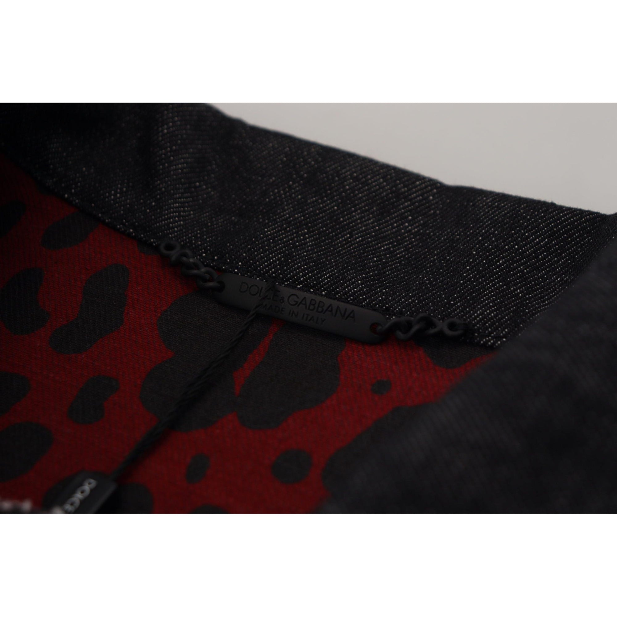 Dolce &amp; Gabbana Elegant Black Denim Jacket