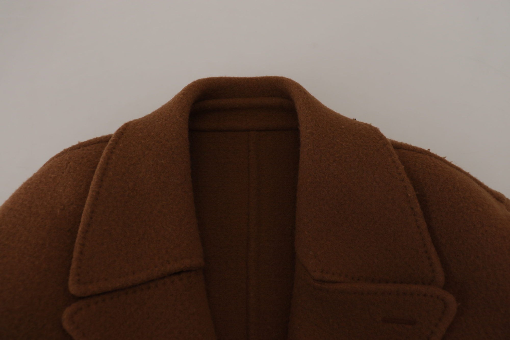 Dolce &amp; Gabbana Elegant Double Breasted Brown Jacket