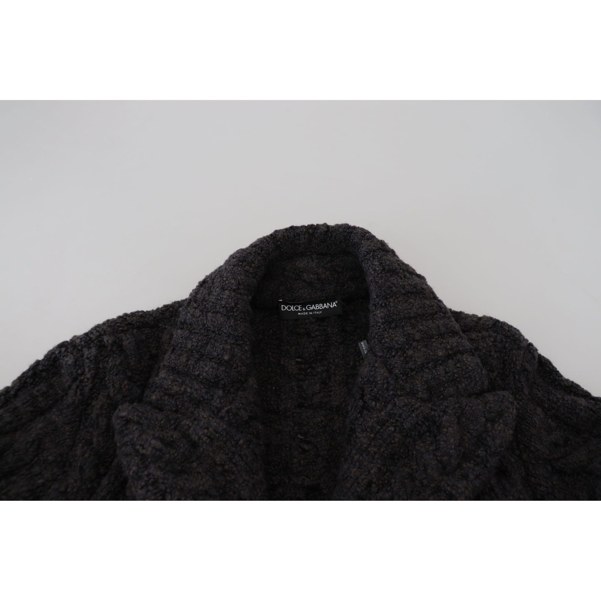 Dolce &amp; Gabbana Elegant Double-Breasted Wool-Cashmere Coat